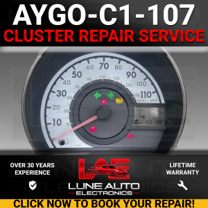 Citroen C1 Instrument Cluster Repair Service Turn Indicator Dim Not Illuminating