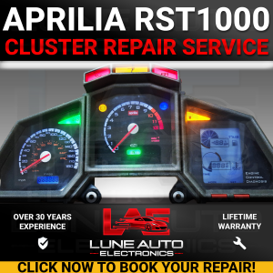 APRILIA RST1000 FUTURA INSTRUMENT CLUSTER DASH REPAIR SERVICE