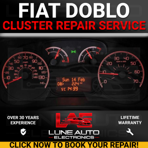 Fiat Doblo Instrument Cluster LCD Display Repair Service