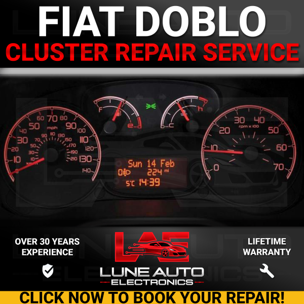 Fiat Doblo Instrument Cluster Gauge Repair – Speedo, Rev, Fuel & Temp