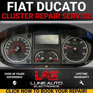Fiat Ducato 2 Instrument Cluster LCD Display Repair Service