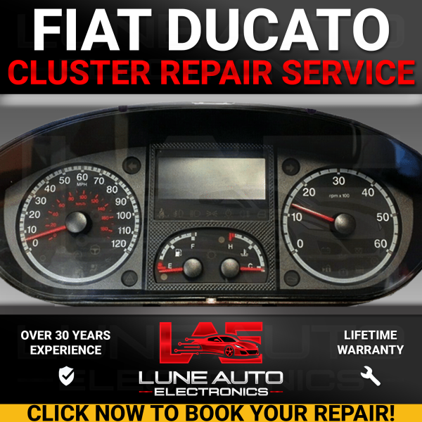 Fiat Ducato 2 Instrument Cluster Gauge Repair - Speedo, Rev, Fuel & Temp