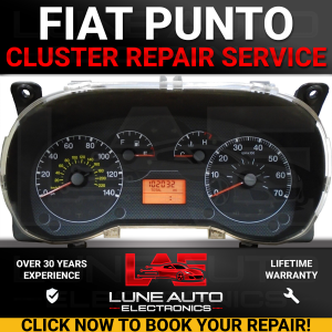 Fiat Punto Instrument Cluster LED Warning Light & Indicator Repair Service