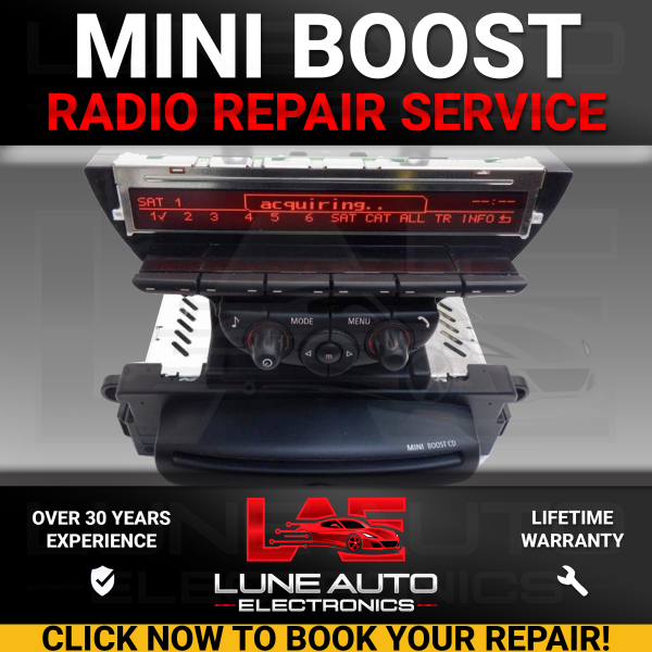 MINI Boost CD Radio Repair Service – Power & Button Faults (R55 - R61)