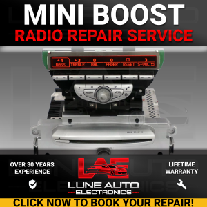 MINI Boost Silver CD Radio Repair Service – Power & Button Faults (R55 - R61)