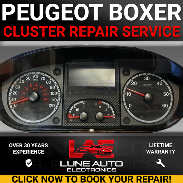 Peugeot Boxer Instrument Cluster LCD Display Repair Service