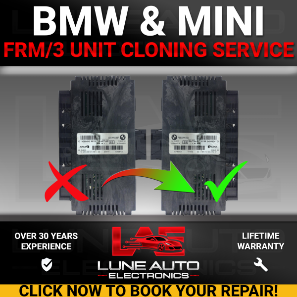BMW and MINI FRM3 Module Cloning – VIN, Mileage & Coding Transfer (Plug & Play)